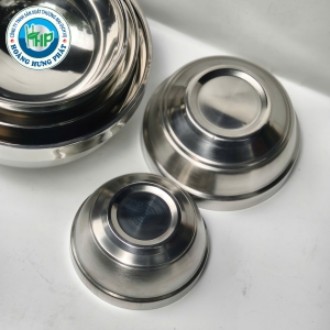 TÔ CHÉN CƠM INOX HÀN QUỐC CHERRY VÂN TRƠN – NHIỀU KÍCH THƯỚC, SÁNG ĐẸP, TIỆN DỤNG