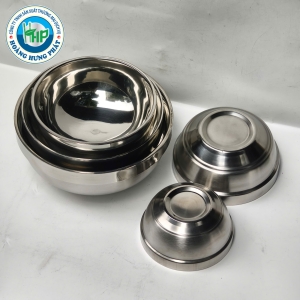 TÔ CHÉN CƠM INOX HÀN QUỐC CHERRY VÂN TRƠN – NHIỀU KÍCH THƯỚC, SÁNG ĐẸP, TIỆN DỤNG