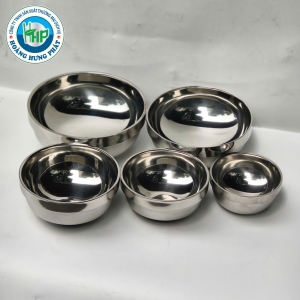 TÔ CHÉN CƠM INOX HÀN QUỐC CHERRY VÂN TRƠN – NHIỀU KÍCH THƯỚC, SÁNG ĐẸP, TIỆN DỤNG