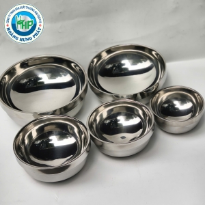 TÔ CHÉN CƠM INOX HÀN QUỐC CHERRY VÂN TRƠN – NHIỀU KÍCH THƯỚC, SÁNG ĐẸP, TIỆN DỤNG