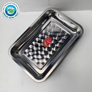KHAY ĐA NĂNG TITHAFAC INOX 22X32CM – KHAY HỨNG KẾT HỢP RỔ LƯỚI, TIỆN DỤNG
