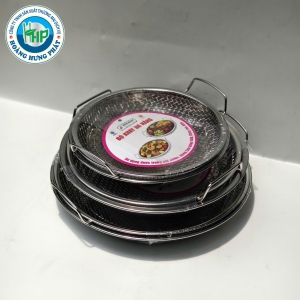 KHAY ĐA NĂNG TITHAFAC DẠNG TRÒN INOX – SIZE 20CM, 24CM, 26CM, CÓ TAY CẦM