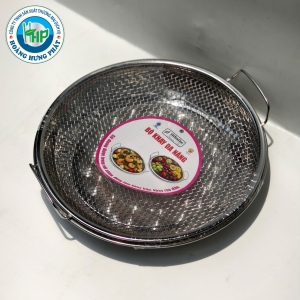 KHAY ĐA NĂNG TITHAFAC DẠNG TRÒN INOX – SIZE 20CM, 24CM, 26CM, CÓ TAY CẦM