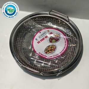 KHAY ĐA NĂNG TITHAFAC DẠNG TRÒN INOX – SIZE 20CM, 24CM, 26CM, CÓ TAY CẦM