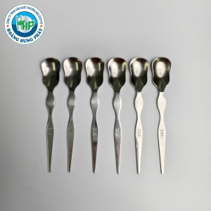 BỘ MUỖNG INOX CHERRY KÈM ĐẾ ĐỂ BÀN – BỘ 6 MUỖNG ĂN TRÁI CÂY, TRÁNG MIỆNG