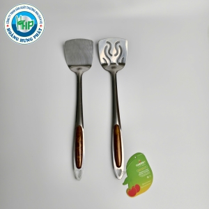 SẠN INOX CHERRY CÁN ỐP VÂN GỖ 7CM – SẠN LIỀN, SẠN LỖ, DÀI 29CM