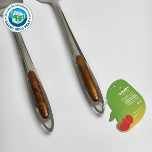 SẠN INOX CHERRY CÁN ỐP VÂN GỖ 7CM – SẠN LIỀN, SẠN LỖ, DÀI 29CM
