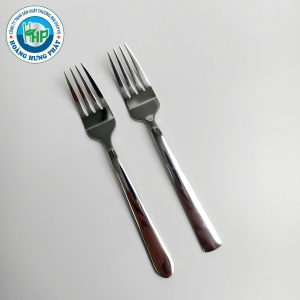 NĨA ĂN INOX CHERRY 14CM – ĐẦU VUÔNG, ĐẦU TRÒN, 4 RĂNG