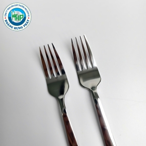 NĨA ĂN INOX CHERRY 14CM – ĐẦU VUÔNG, ĐẦU TRÒN, 4 RĂNG
