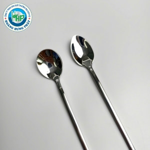 MUỖNG INOX ĐÁ CHANH CHERRY CÁN DÀI – ĐẦU TRÒN, ĐẦU NHỌN, TIỆN LỢI PHA CHẾ