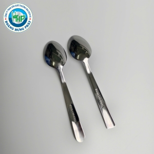MUỖNG INOX CHERRY 14CM – CÁN VUÔNG & CÁN TRÒN, MUỖNG TRÁNG MIỆNG TIỆN DỤNG