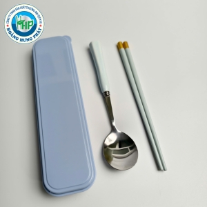 BỘ MUỖNG ĐŨA INOX TRÒN CHERRY C4594 KÈM HỘP – GỌN NHẸ, TIỆN MANG THEO