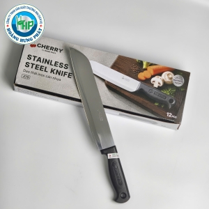 DAO THÁI INOX CÁN NHỰA CHERRY 479 – LƯỠI DÀI 22CM, TỔNG CHIỀU DÀI 33.5CM