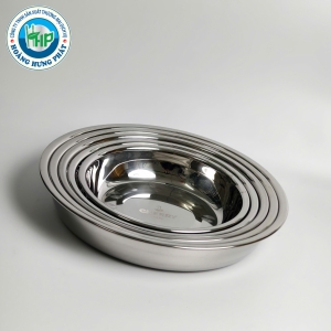 DĨA INOX CẠN CHERRY (DĨA ẢO) – 5 KÍCH THƯỚC 16CM, 18CM, 20CM, 22CM, 24CM