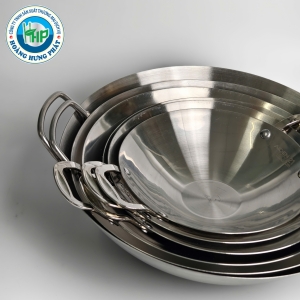 CHẢO INOX SÂU LÒNG 2 QUAI AIDEN COOK CHERRY – 6 KÍCH THƯỚC TỪ 21CM ĐẾN 34CM