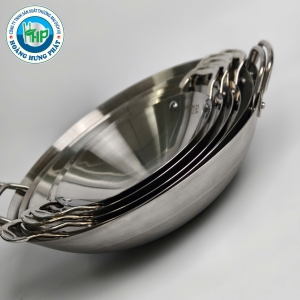 CHẢO INOX SÂU LÒNG 2 QUAI AIDEN COOK CHERRY – 6 KÍCH THƯỚC TỪ 21CM ĐẾN 34CM