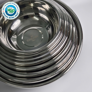 THAU BẦU INOX CHERRY CAO CẤP – 8 KÍCH THƯỚC TỪ 28CM ĐẾN 45CM