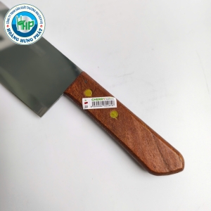 DAO THÁI INOX CÁN GỖ MŨI BẦU CHERRY 22 – LƯỠI BẢN RỘNG, DÀI 30.5CM