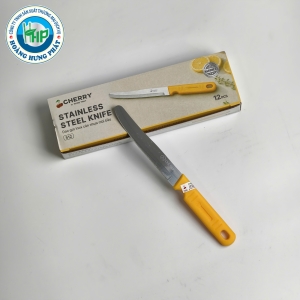 DAO GỌT INOX CÁN NHỰA MŨI BẦU CHERRY 512 – DÀI 21.5CM, NHỎ GỌN, TIỆN DỤNG