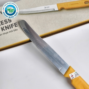 DAO GỌT INOX CÁN NHỰA MŨI BẦU CHERRY 512 – DÀI 21.5CM, NHỎ GỌN, TIỆN DỤNG