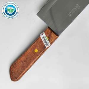 DAO THÁI INOX CÁN GỖ MŨI NHỌN CHERRY 21 – LƯỠI BẢN RỘNG, DÀI 30.5CM