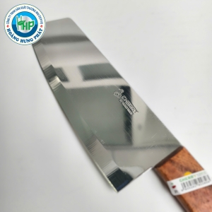 DAO THÁI INOX CÁN GỖ MŨI NHỌN CHERRY 21 – LƯỠI BẢN RỘNG, DÀI 30.5CM