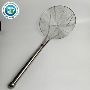 VỢT VÒNG INOX CÁN INOX CHERRY – SIZE 24CM, 26CM, 28CM, CÁN DÀI TIỆN DỤNG