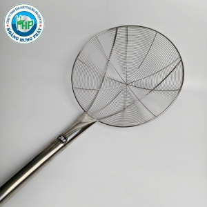 VỢT VÒNG INOX CÁN INOX CHERRY – SIZE 24CM, 26CM, 28CM, CÁN DÀI TIỆN DỤNG