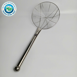 VỢT VÒNG INOX CÁN INOX CHERRY – SIZE 24CM, 26CM, 28CM, CÁN DÀI TIỆN DỤNG