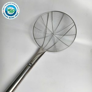 VỢT VÒNG INOX CÁN INOX CHERRY – SIZE 24CM, 26CM, 28CM, CÁN DÀI TIỆN DỤNG