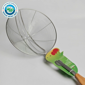 VỢT VÒNG CÁN GỖ CHERRY – VỢT VỚT ĐỒ CHIÊN, MÌ, BÚN, 4 KÍCH THƯỚC