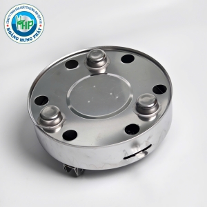 BẾP CỒN INOX CHERRY 18CM – BẾP HÂM NÓNG THỨC ĂN, DÙNG VỚI NỒI LẨU MINI