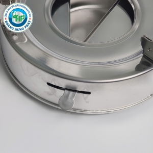 BẾP CỒN INOX CHERRY 18CM – BẾP HÂM NÓNG THỨC ĂN, DÙNG VỚI NỒI LẨU MINI