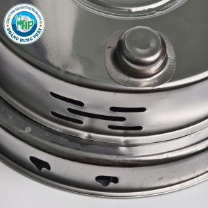 BẾP CỒN INOX CHERRY 24CM – BẾP HÂM NÓNG THỨC ĂN, DÙNG CHO NỒI LẨU