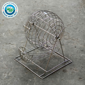 LỒNG CẦU QUAY XỔ SỐ SỰ KIỆN – LỒNG QUAY LÔ TÔ INOX 201, BỀN ĐẸP, TIỆN DỤNG
