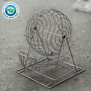 LỒNG CẦU QUAY XỔ SỐ SỰ KIỆN – LỒNG QUAY LÔ TÔ INOX 201, BỀN ĐẸP, TIỆN DỤNG