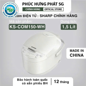 noi-com-dien-tu-sharp-15-lit-ks-com150-wh-vu-khai-hang-chinh-hang-bao-hanh-12-thang