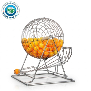 LỒNG CẦU QUAY XỔ SỐ SỰ KIỆN – LỒNG QUAY LÔ TÔ INOX 201, BỀN ĐẸP, TIỆN DỤNG