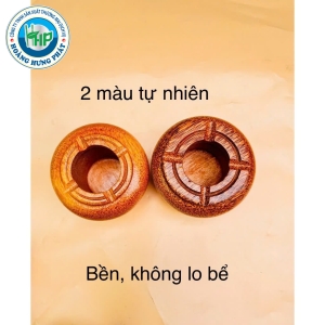 Gạt tàn bằng gỗ dừa gia dụng PHÚC HƯNG PHÁT SG kích thước đường kính 14cmx sâu 7cm