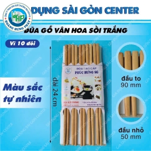 dua-go-van-hoa-soi-trang-dai-24cm-vi-10-doi