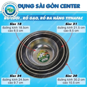 Rổ lưới inox,rổ gạo inox cao cấp có quai xách PHÚC HƯNG PHÁT kích thước 18cm đến 30cm thép không gỉ.