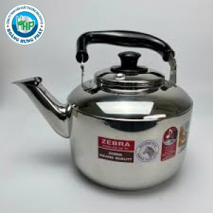 Ấm Reo Inox 304, Ấm Đun Nước 3 Đáy Phúc Hưng Phát - Zebra Dung Tích 3L, 4.5L, 5.5L Dùng Mọi Loại Bếp