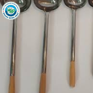 Vá Thợ Bếp, Vá Xào Inox 304 Cao Cấp Chuôi Gỗ Chống Nóng - Chắc Chắn Bền Bỉ - Nhiều Kích Cỡ Lựa Chọn