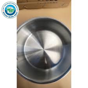 Chảo Inox 304 Có Tay Cầm, Quánh Bột Inox 3 Lớp Cán Dài Nắp Kính Cao Cấp Ticook - Nấu Bột Trẻ Em