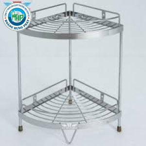 Kệ Để Đồ Nhà Tắm, Kệ Góc Phòng Tắm 1 Tầng Inox 304 Dày 5 Ly Siêu Bền Chịu Lực Tốt