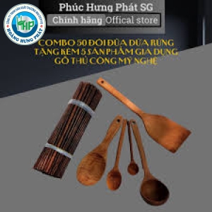 combo-50-doi-dua-dua-rung-tu-nhien-tang-kem-5-dung-cu-nha-bep-go-an-toan-than-thien-moi-truong
