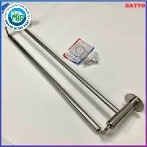 Giá Treo Khăn Inox 304 Cao Cấp Dạng Đơn Và Đôi - Chống Rỉ Sét, Bền Bỉ - Kèm Tắc Kê Lắp Ráp