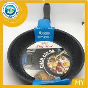 Chảo Chống Dính Vân Đá Đáy Từ SKY STAR Tem Xanh - Dùng Được Mọi Loại Bếp - Đủ Kích Thước 20-30cm