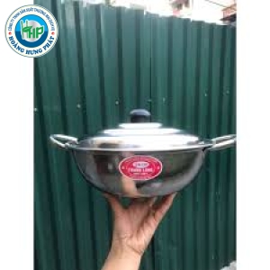 Nồi inox Long Phát sử dụng được bếp từ chuyên luộc, hấp, nấu canh bóng đẹp toàn phần size 22cm,24