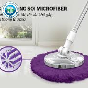 Cây Lau Nhà Thông Minh 360 Độ K30 Khóa Gập Bông AAA - Chiều Dài Kèm Bông 130cm